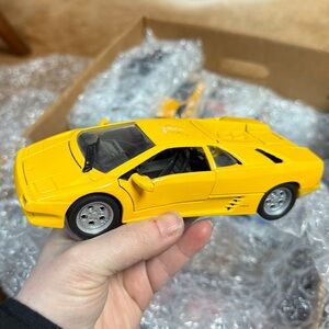 Lamborghini Die Cast Model Car - Yellow
